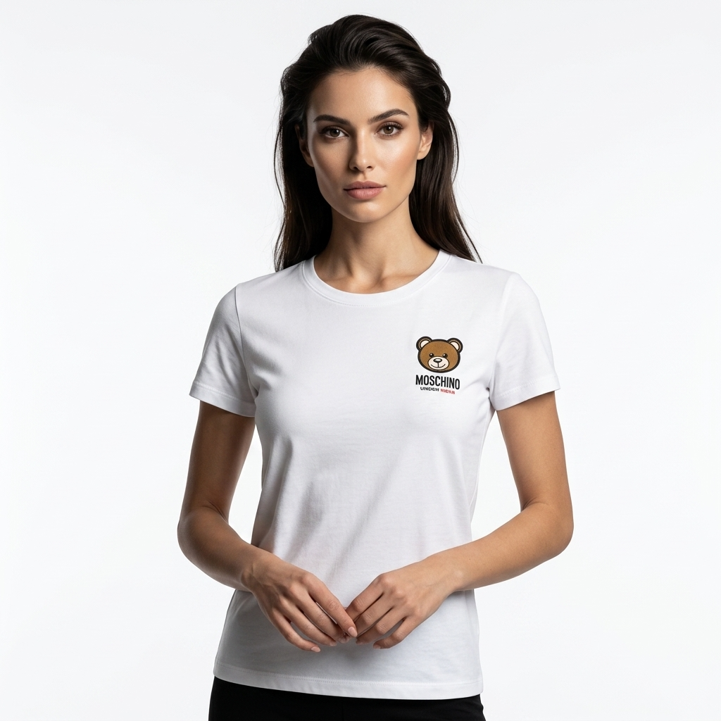 2238240 Moschino Underwear T-Shirt Bianca Donna