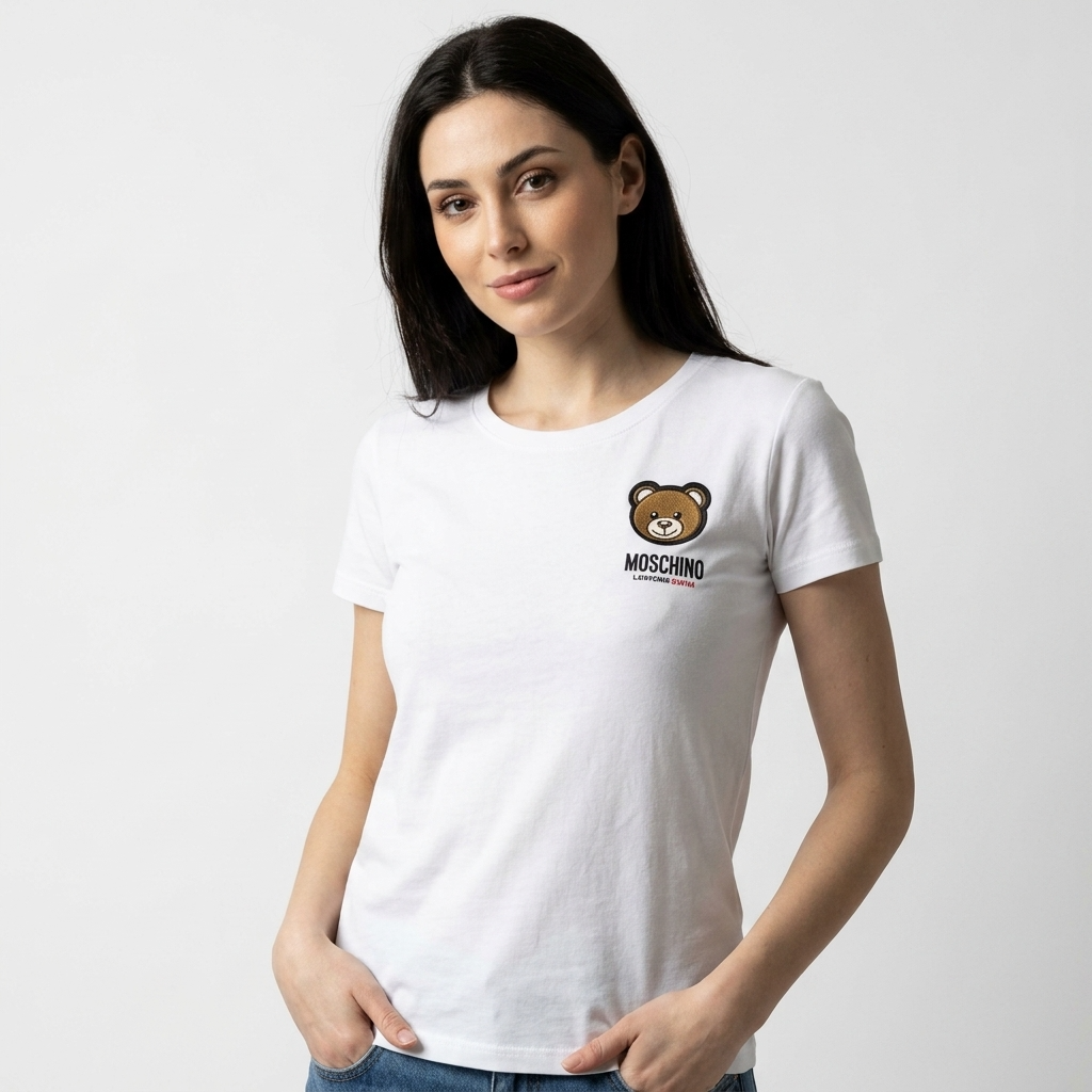 2238240 Moschino Underwear T-Shirt Bianca Donna