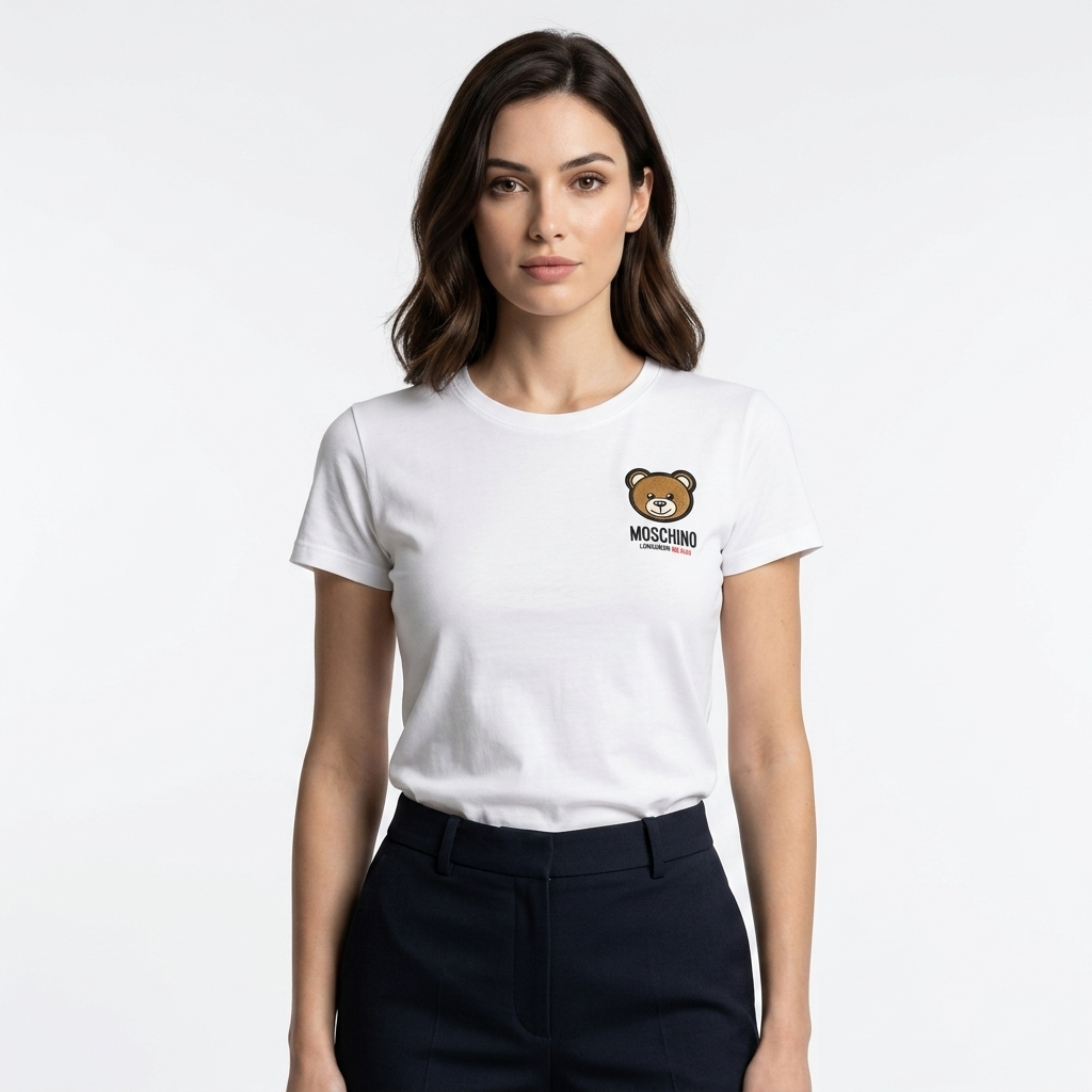 2238240 Moschino Underwear T-Shirt Bianca Donna