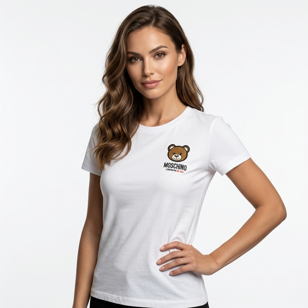 2238240 Moschino Underwear T-Shirt Bianca Donna