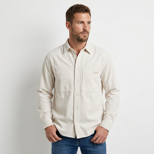 Camicia Beige Uomo
