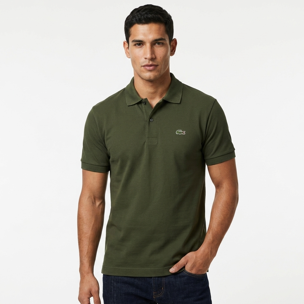2412701 Lacoste Polo Verde Uomo