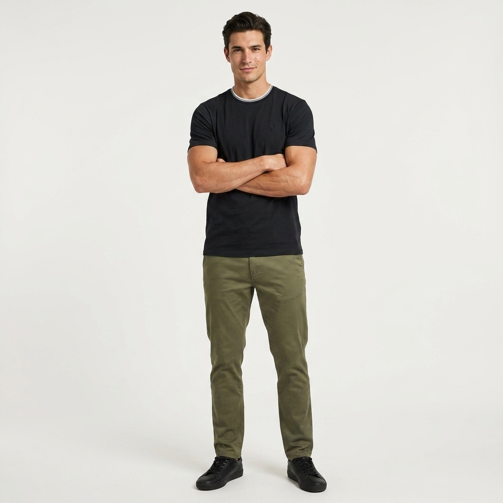 2416232 Lyle & Scott T-Shirt Blu Stampa Uomo