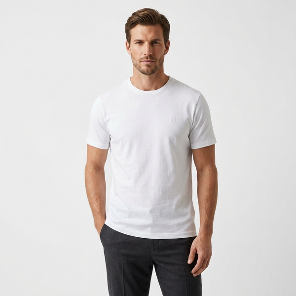 T-Shirt Bianca Uomo