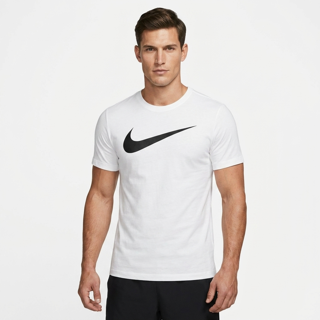 2427350 Nike T-Shirt Bianca Stampa Uomo