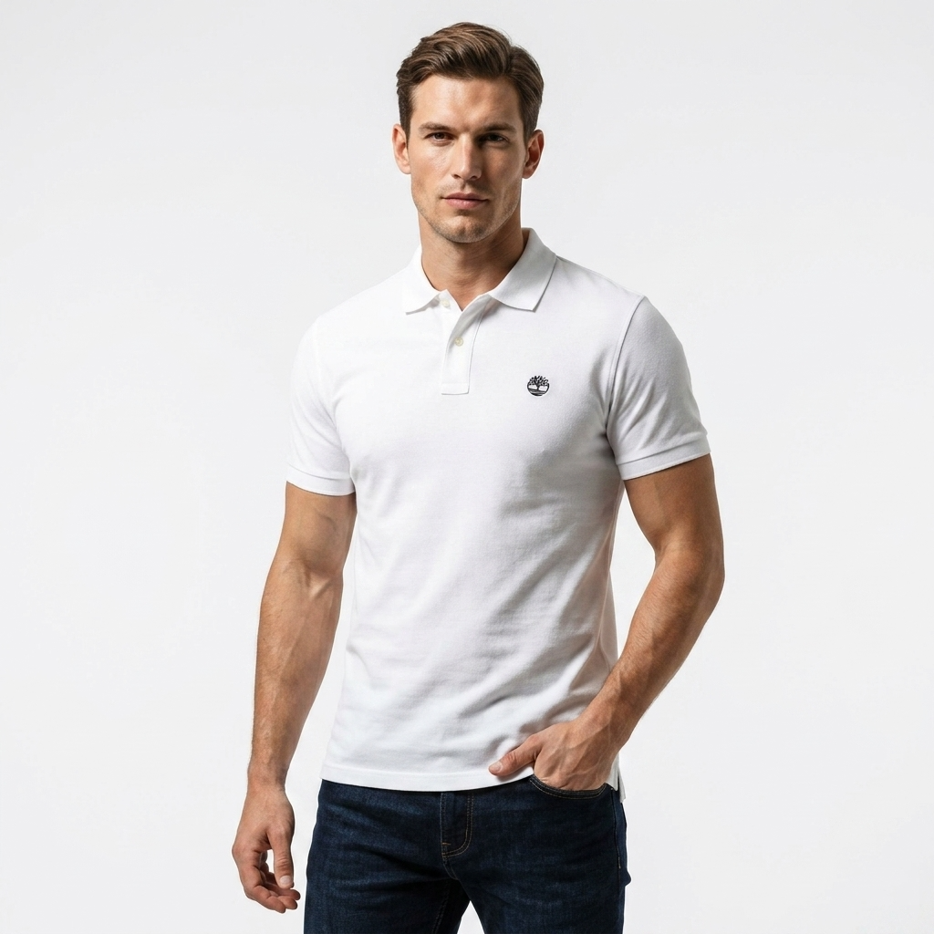 2452275 Timberland Polo Bianco Uomo