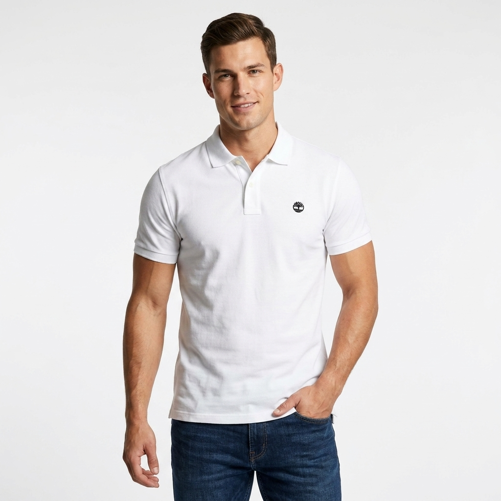 2452275 Timberland Polo Bianco Uomo