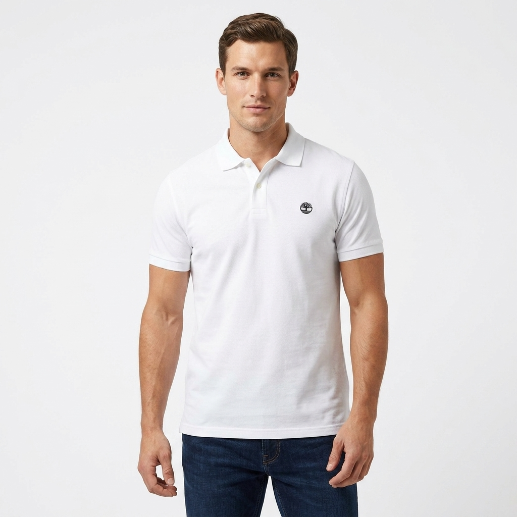 2452275 Timberland Polo Bianco Uomo