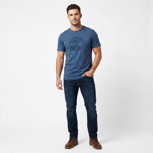 2452697 Timberland T-Shirt Blu Uomo