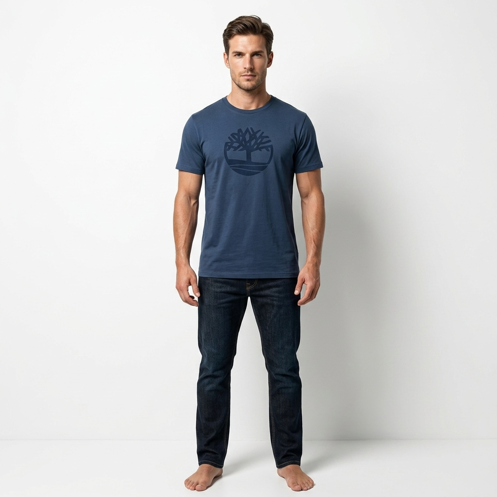 2452697 Timberland T-Shirt Blu Uomo