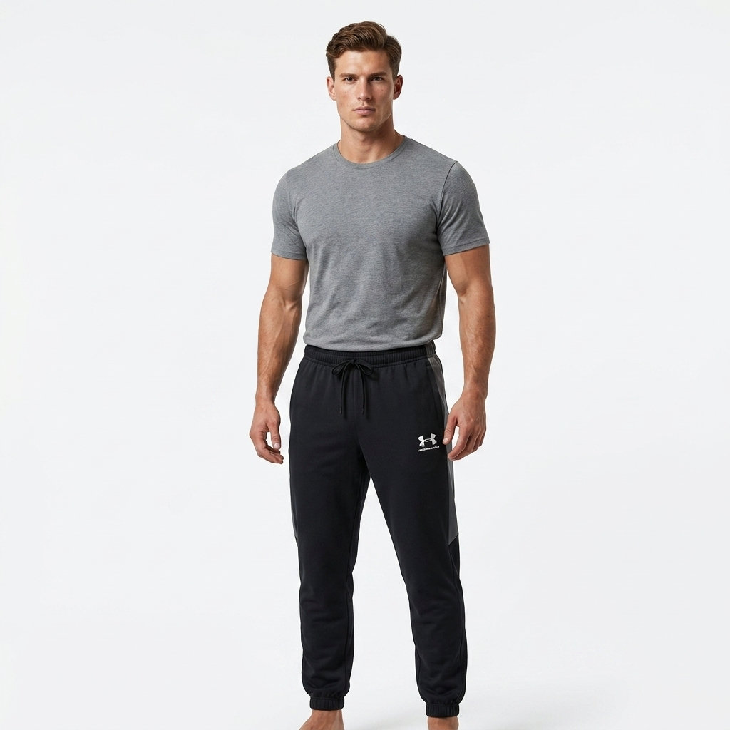 2455849 Under Armour Pantaloni Nero Poliestere Uomo