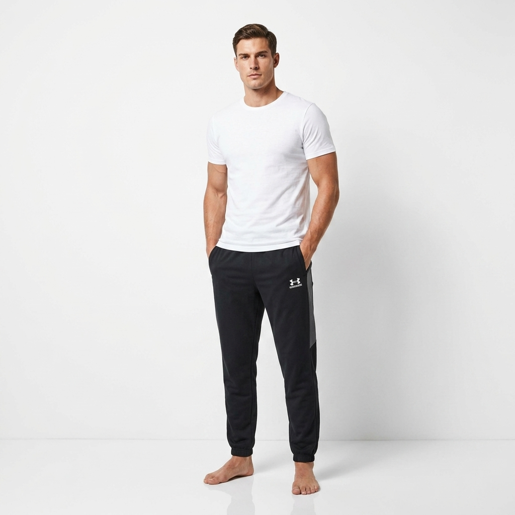 2455849 Under Armour Pantaloni Nero Poliestere Uomo