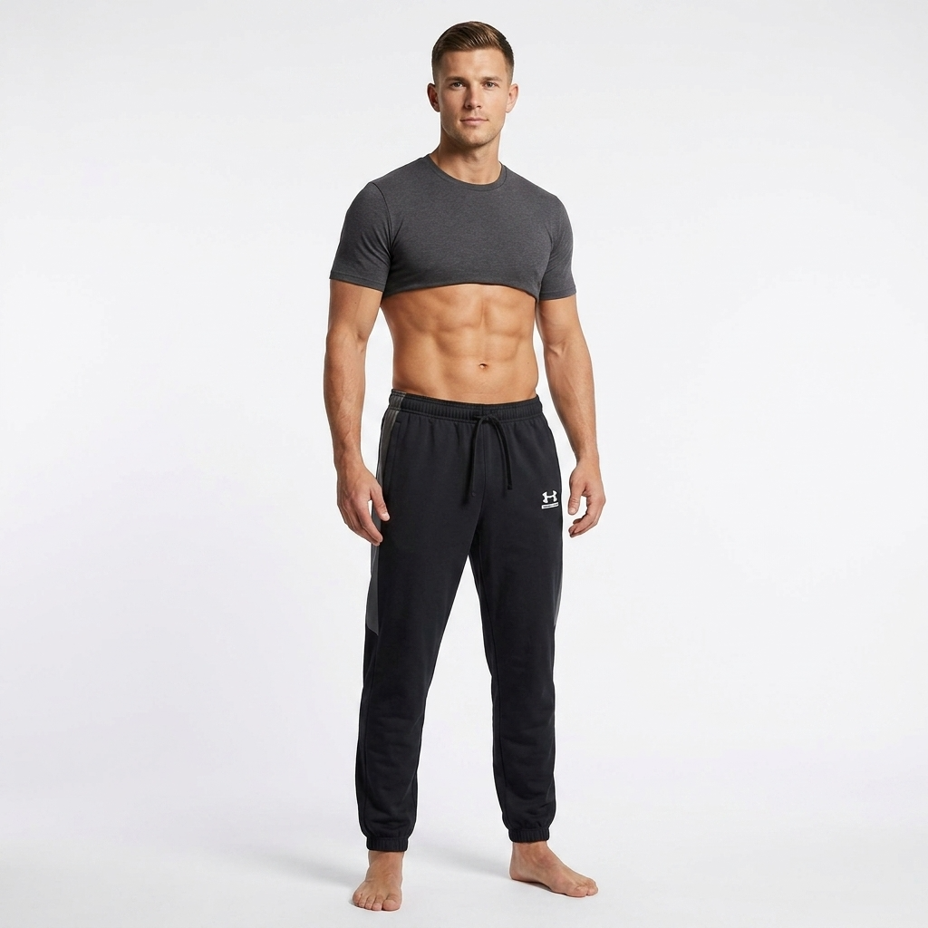 2455849 Under Armour Pantaloni Nero Poliestere Uomo