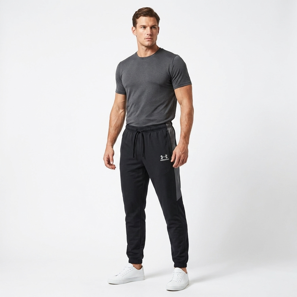 2455849 Under Armour Pantaloni Nero Poliestere Uomo