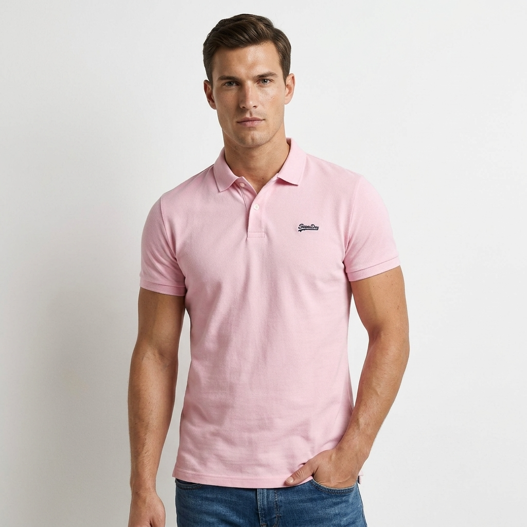 2456754 Superdry Polo Rosa Uomo