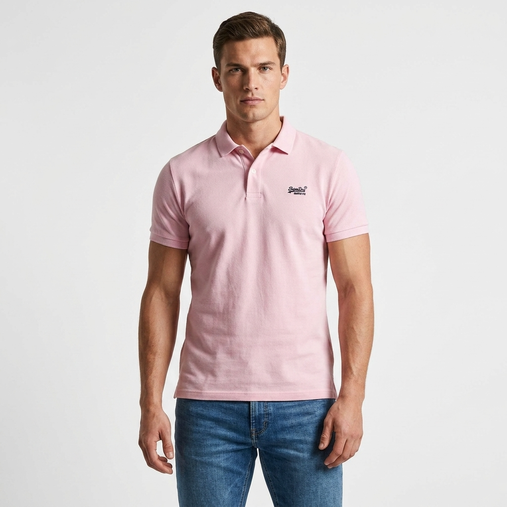 2456754 Superdry Polo Rosa Uomo