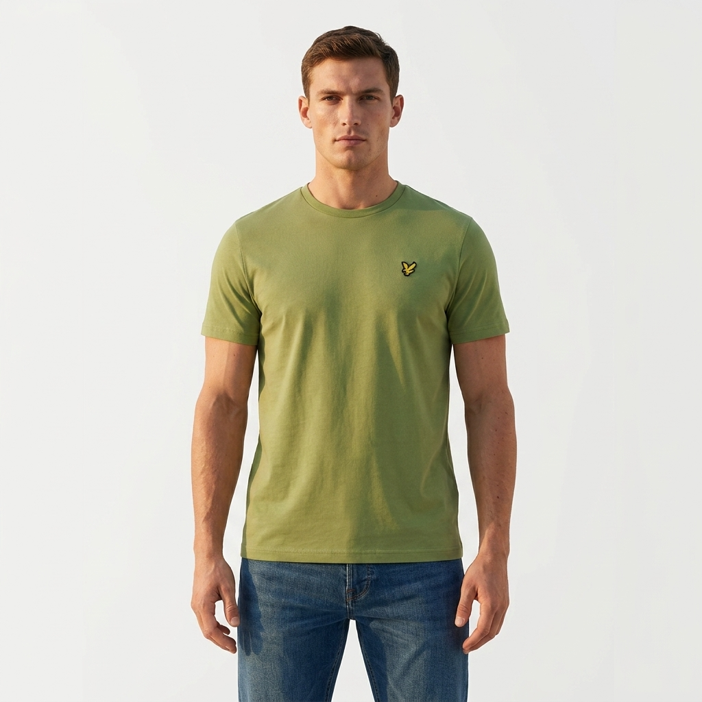 2456823 Lyle & Scott T-Shirt Verde Uomo