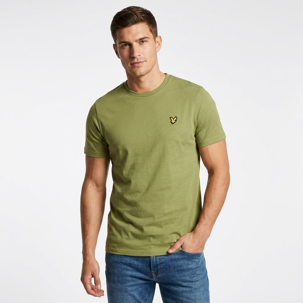 2456823 Lyle & Scott T-Shirt Verde Uomo