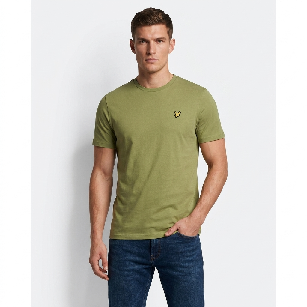 2456823 Lyle & Scott T-Shirt Verde Uomo