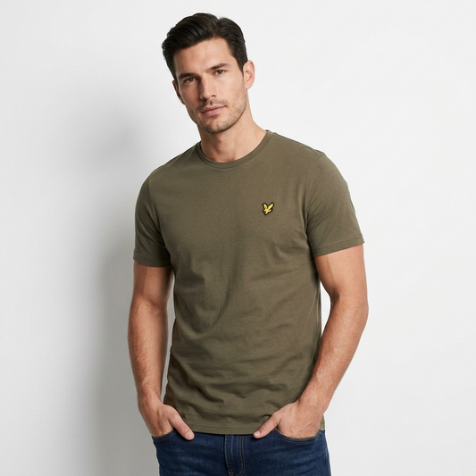 2456844 Lyle & Scott T-Shirt Verde Uomo