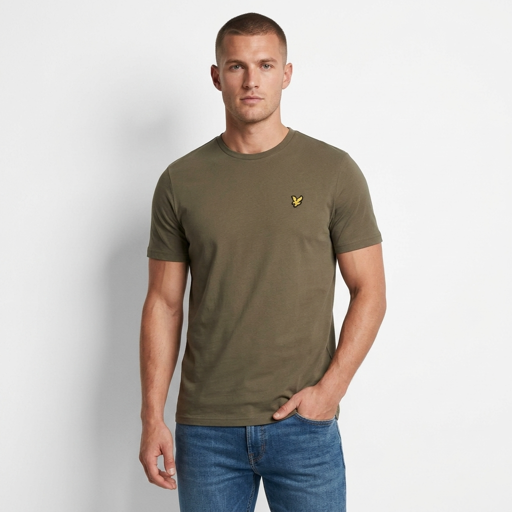 2456844 Lyle & Scott T-Shirt Verde Uomo
