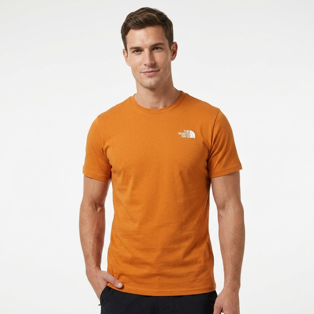 2457129 The North Face T-Shirt Arancione Uomo