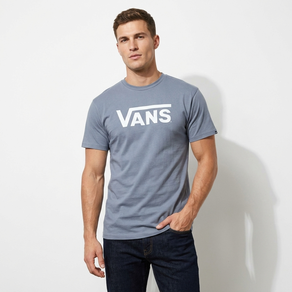 2457845 Vans T-Shirt Azzurra Uomo