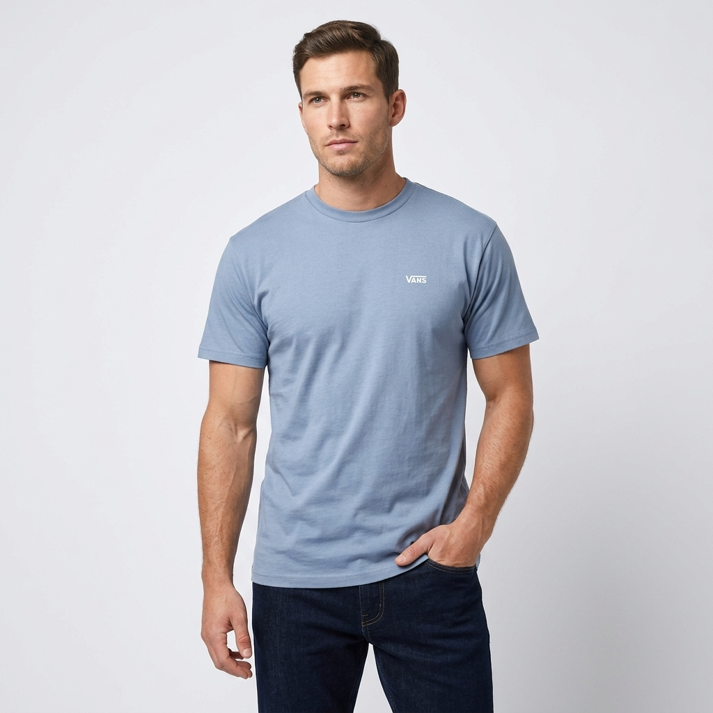 2458034 Vans T-Shirt Azzurra Uomo