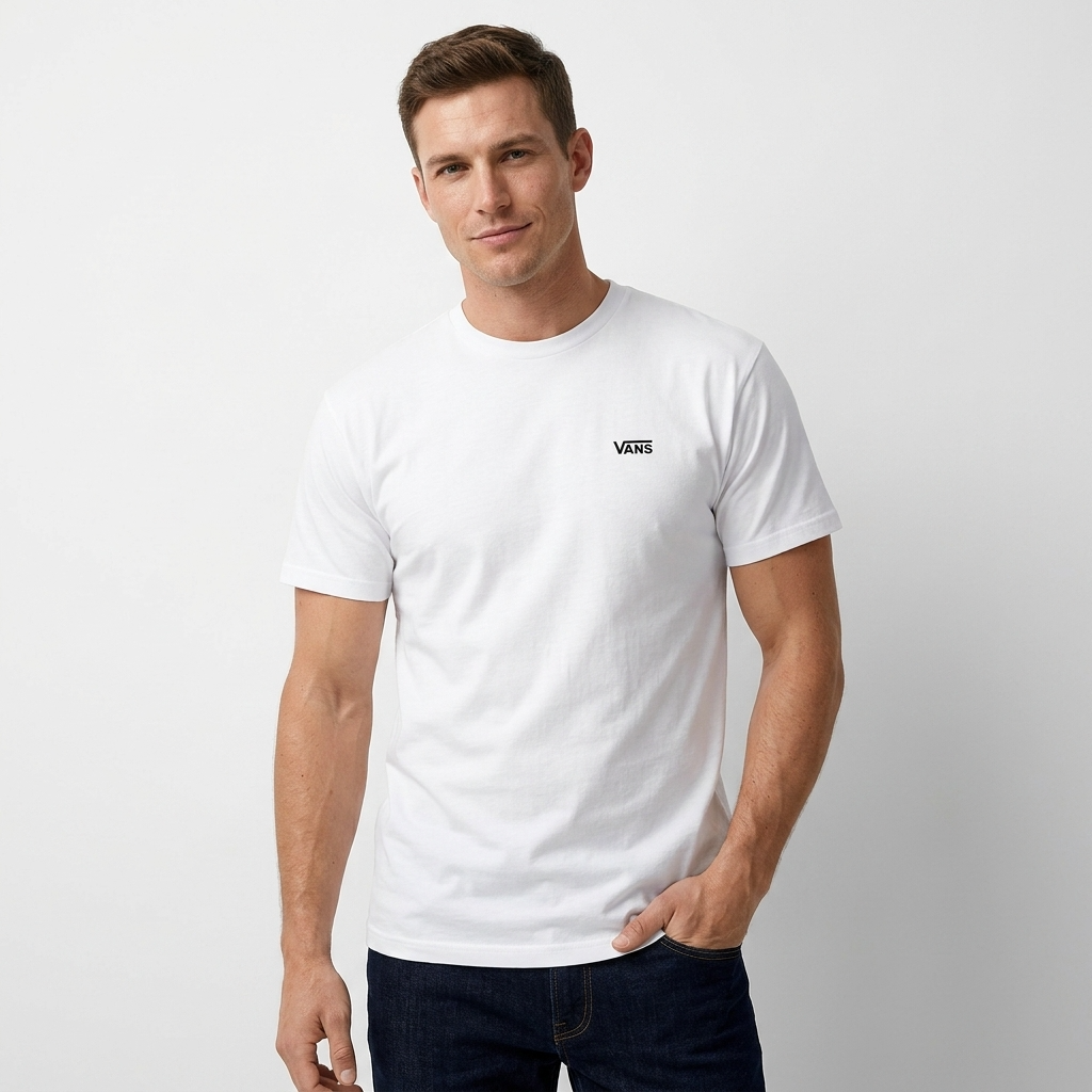 2458068 Vans T-Shirt Bianca Uomo