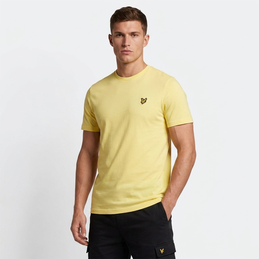 2461311 Lyle & Scott T-Shirt Giallo Uomo