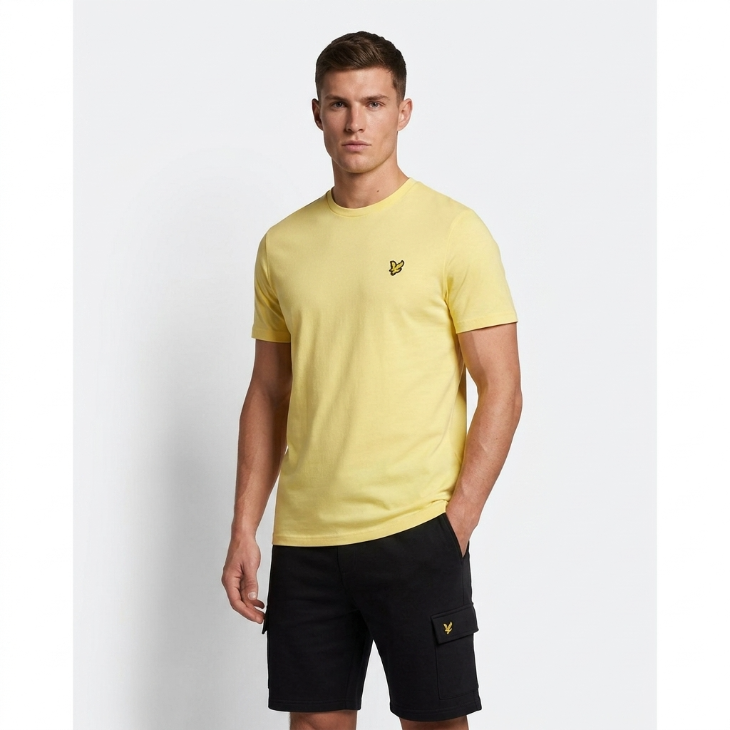 2461311 Lyle & Scott T-Shirt Giallo Uomo