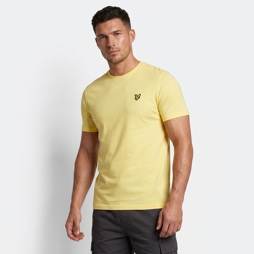 2461311 Lyle & Scott T-Shirt Giallo Uomo