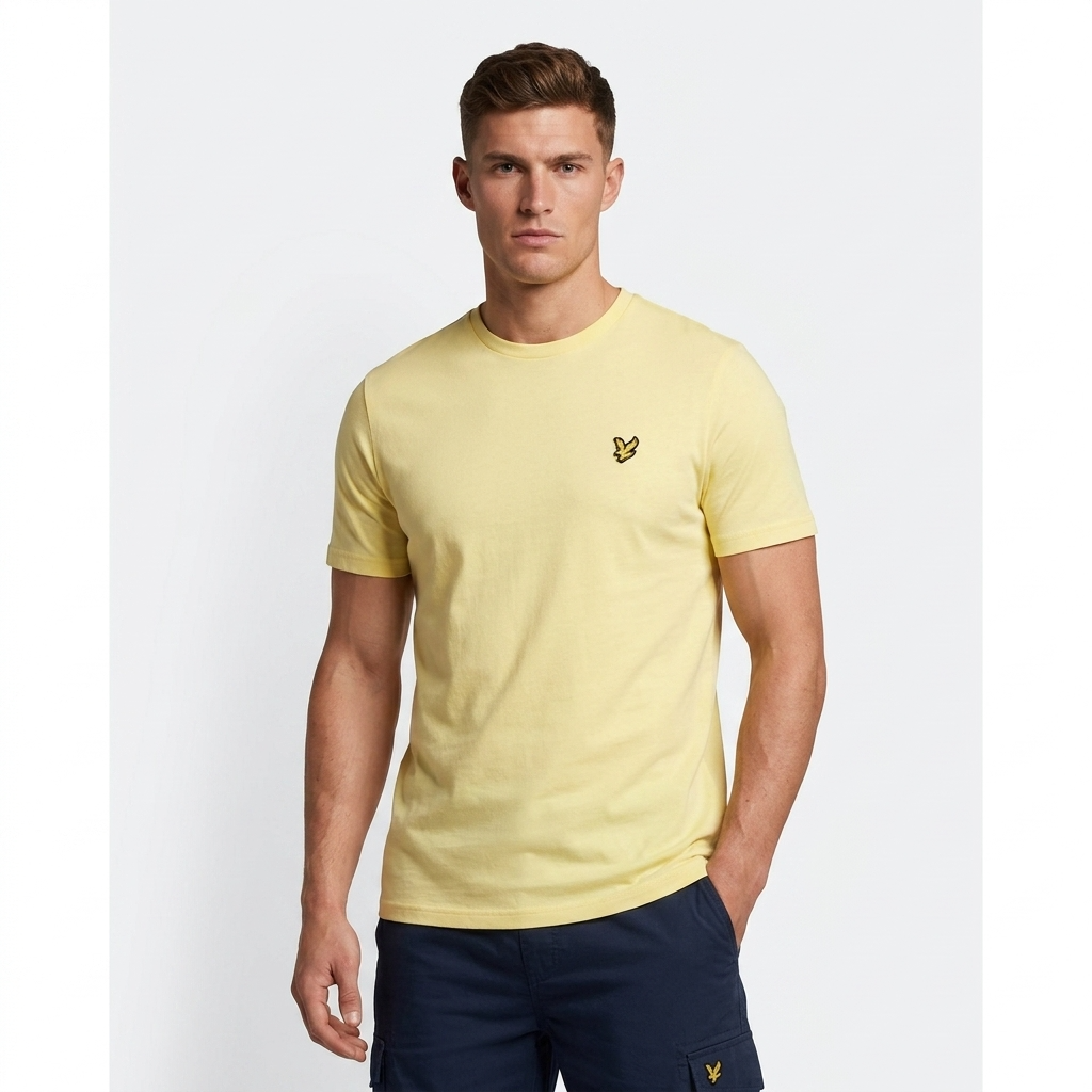 2461311 Lyle & Scott T-Shirt Giallo Uomo