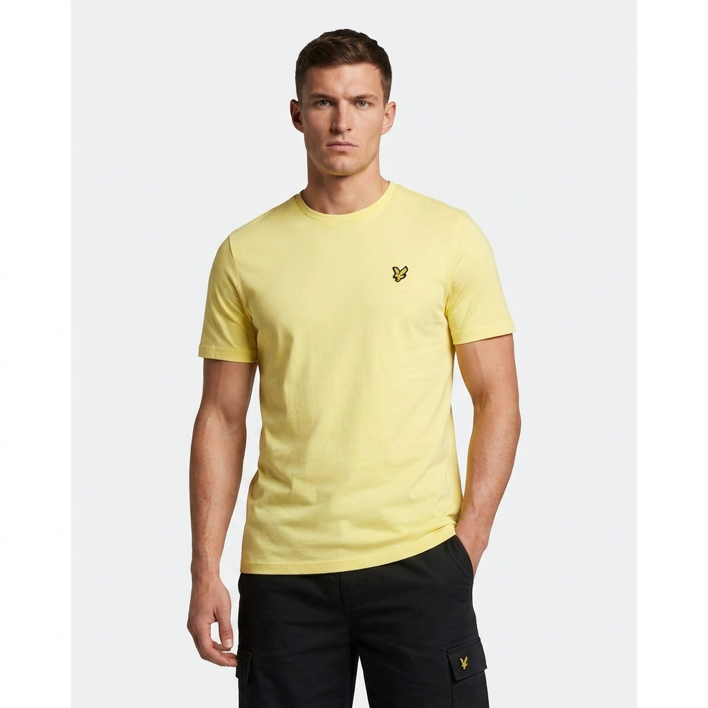 2461311 Lyle & Scott T-Shirt Giallo Uomo