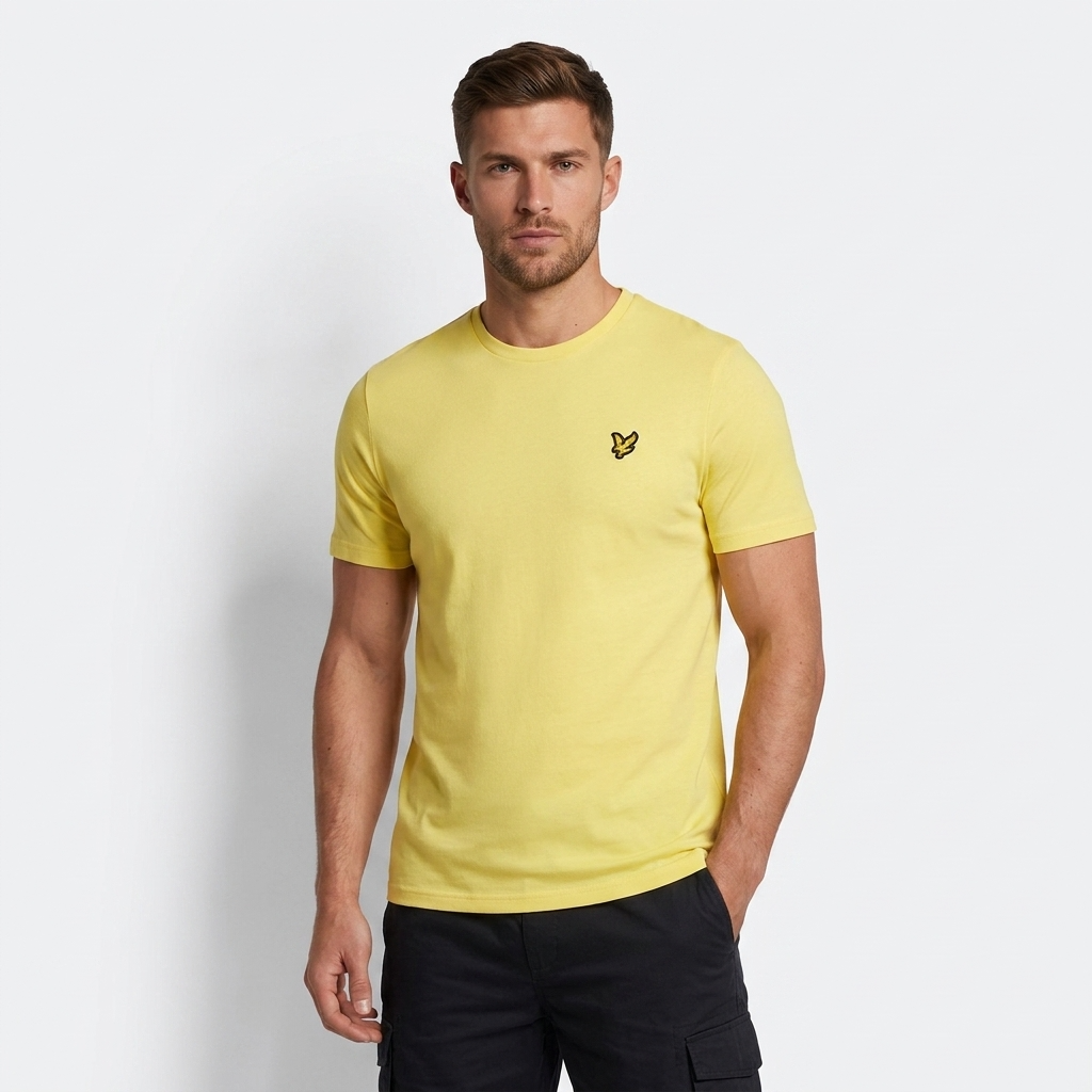 2461311 Lyle & Scott T-Shirt Giallo Uomo