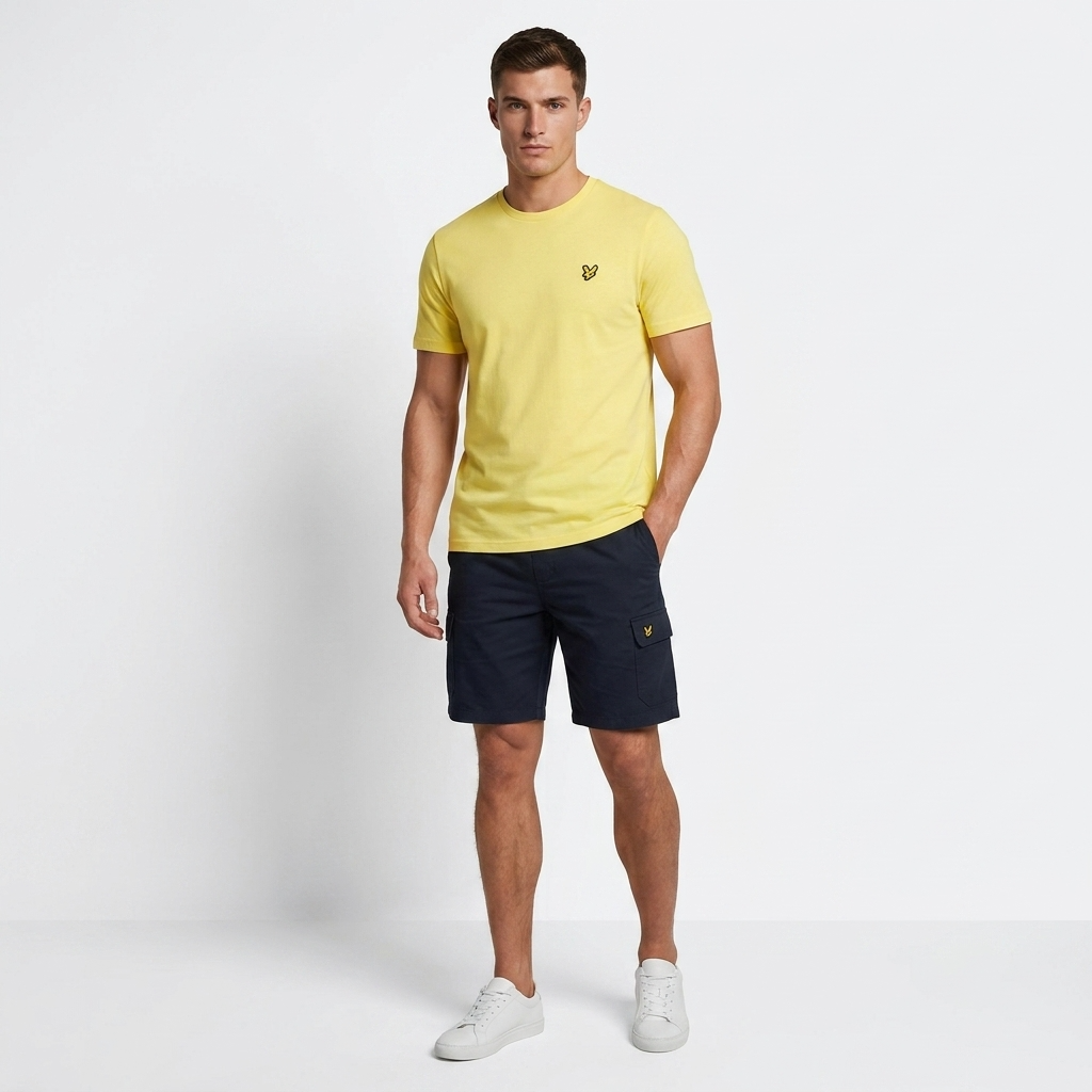 2461311 Lyle & Scott T-Shirt Giallo Uomo