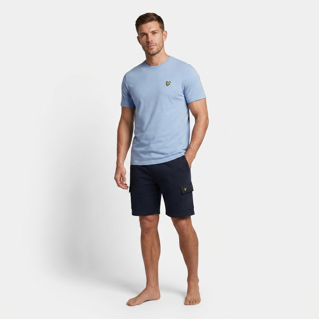 2461316 Lyle & Scott T-Shirt Lilla Uomo