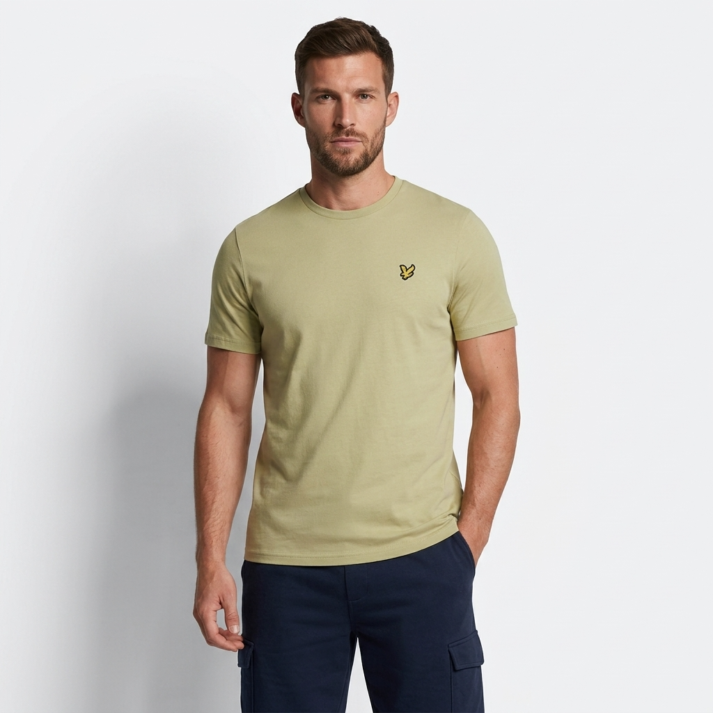 2461331 Lyle & Scott T-Shirt Verde Uomo