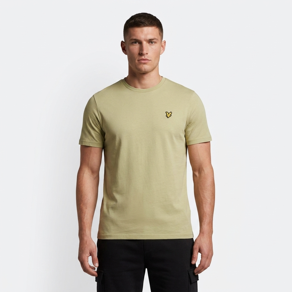 2461331 Lyle & Scott T-Shirt Verde Uomo