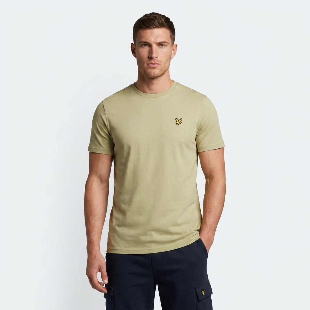 2461331 Lyle & Scott T-Shirt Verde Uomo