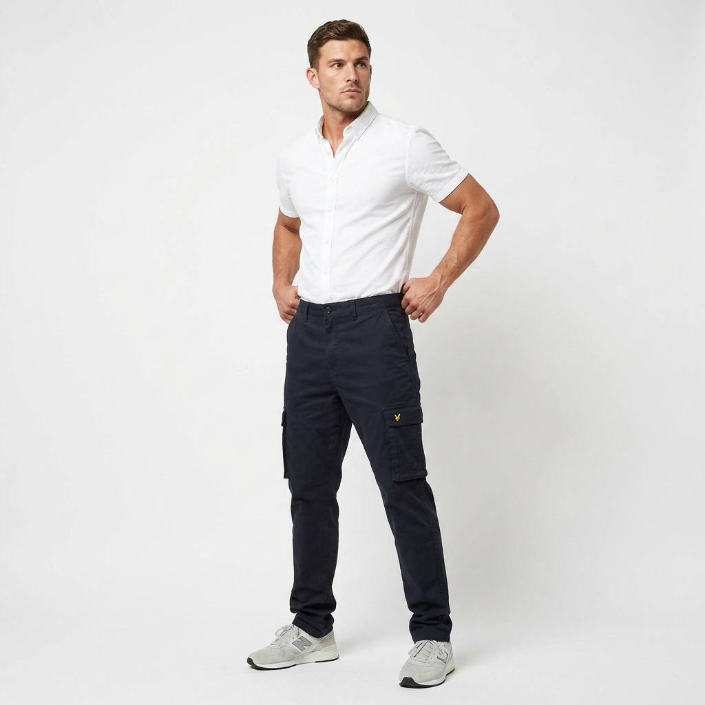 2461510 Lyle & Scott Pantaloni Blu Uomo