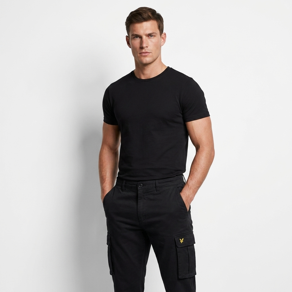 2461510 Lyle & Scott Pantaloni Blu Uomo