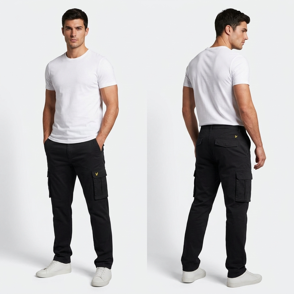 2461510 Lyle & Scott Pantaloni Blu Uomo