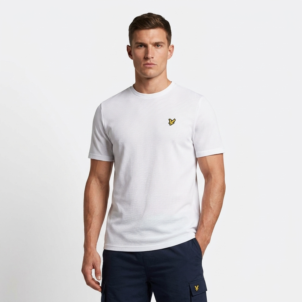 2461546 Lyle & Scott T-Shirt Bianco Uomo