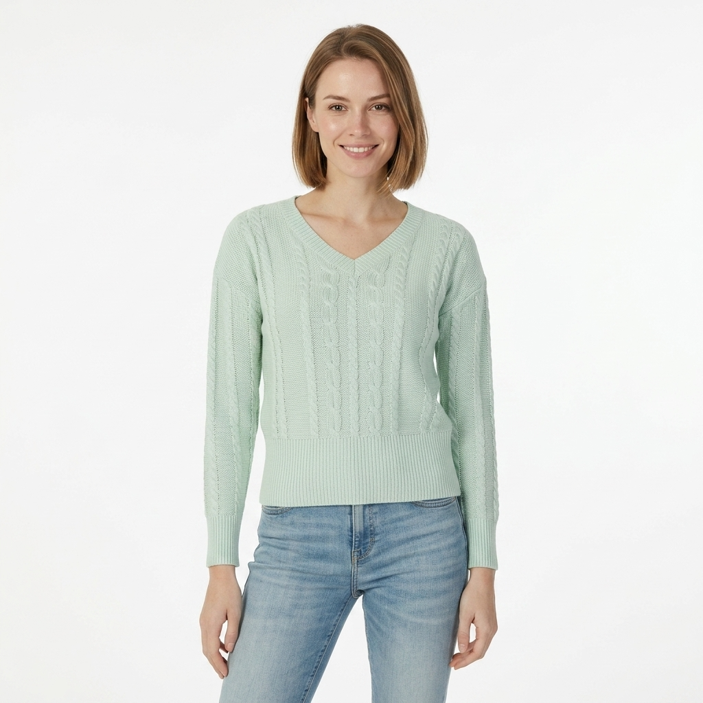 348223 Guess Maglia Verde Donna