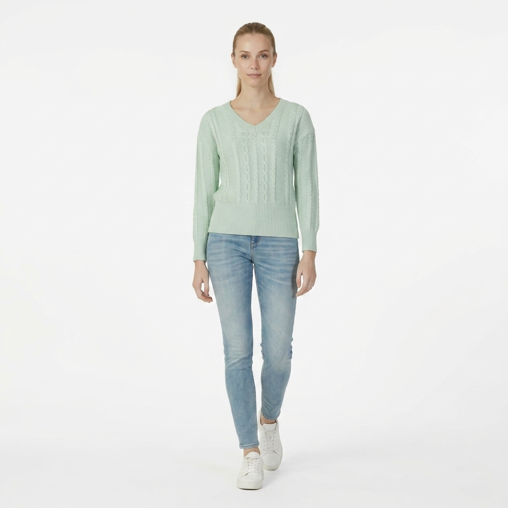 348223 Guess Maglia Verde Donna