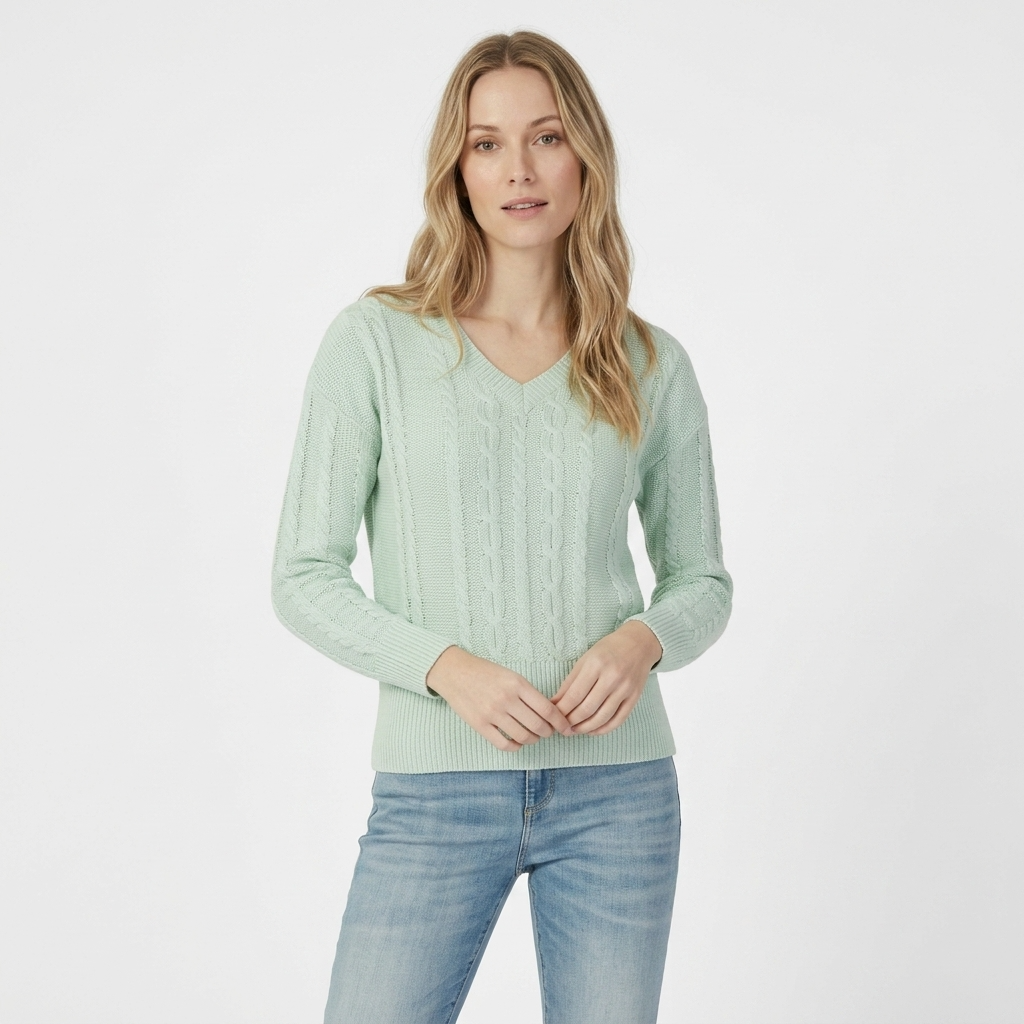 348223 Guess Maglia Verde Donna