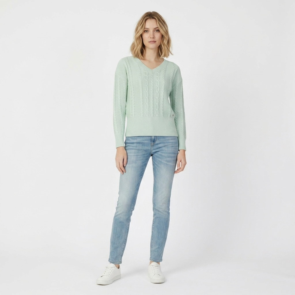 348223 Guess Maglia Verde Donna