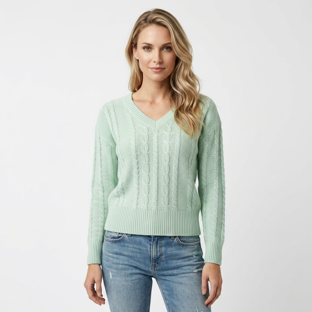 348223 Guess Maglia Verde Donna