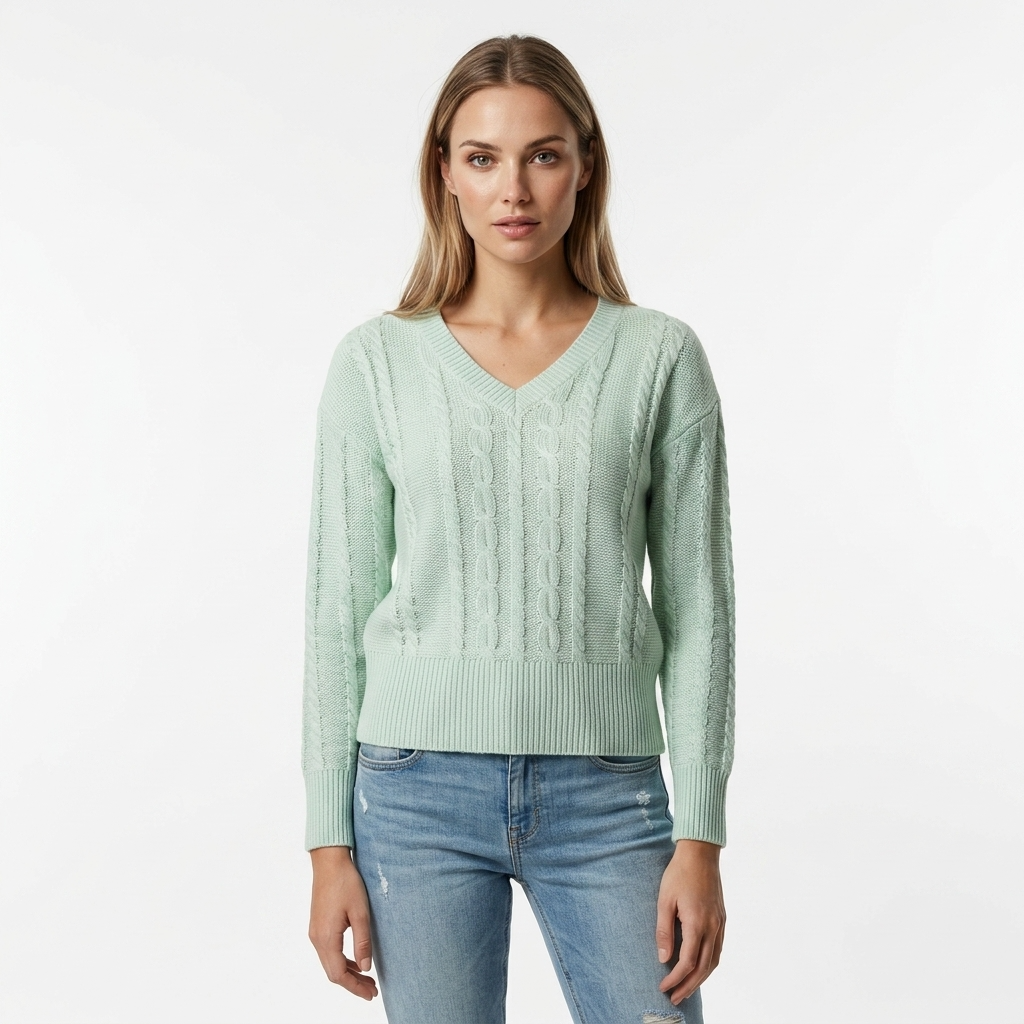 348223 Guess Maglia Verde Donna